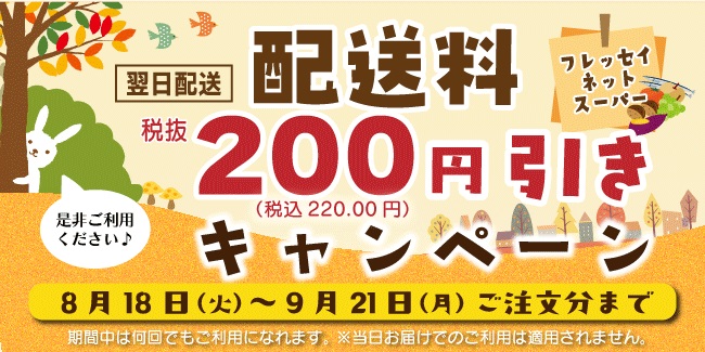 送料割引キャンペーン