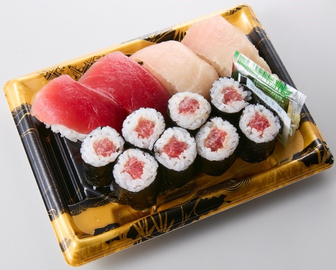 まぐろづくしにぎり寿司（蒼波）（冷蔵配送となります。しゃりが多少固くなる可能性あり）