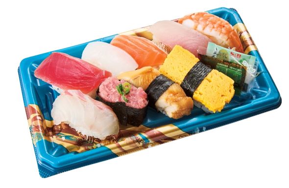 にぎり寿司セット（1人前） (冷蔵配送となります。しゃりが多少固くなる可能性あり）