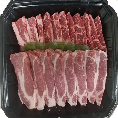 豚牛焼肉用盛り合わせ　450ｇ (豚カナダ産・牛アメリカ産）