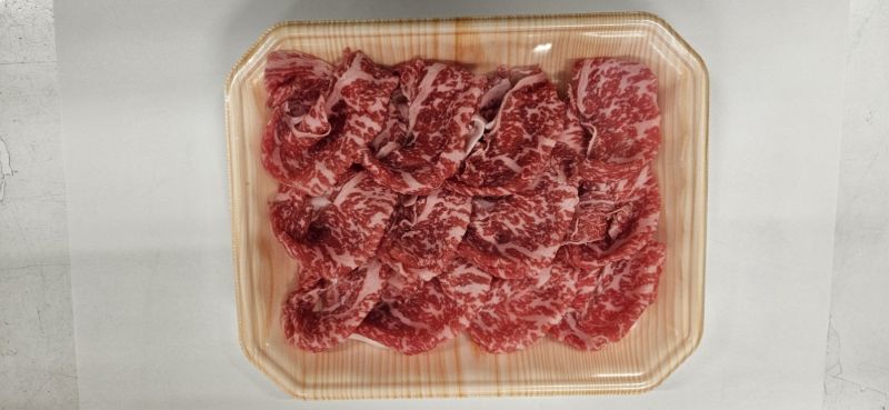 安心飼育牛（交雑牛）ロースまたは肩ロースしゃぶしゃぶ用　180ｇ