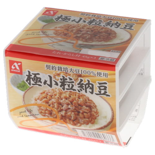 アクシアル　極小粒納豆　４５ｇ×３