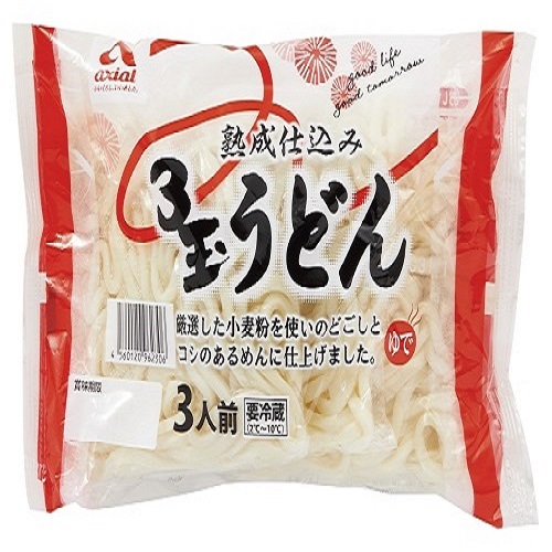 アクシアル　３玉うどん　１８０ｇ×３