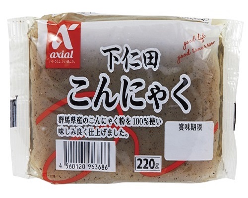 アクシアル　こんにゃく（黒）　２２０ｇ