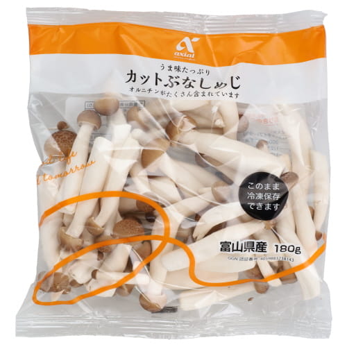 富山県産アクシアルカットぶなしめじ　１８０ｇ