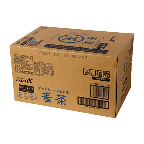 アクシアル　麦茶角ペット　５００ｍｌ＊２４
