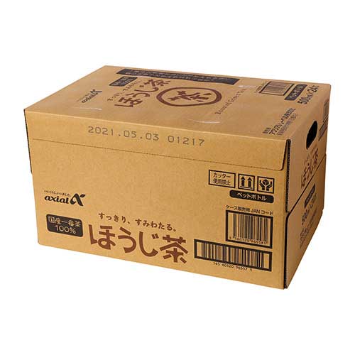 アクシアル　ほうじ茶角ペット　５００ｍｌ＊２４