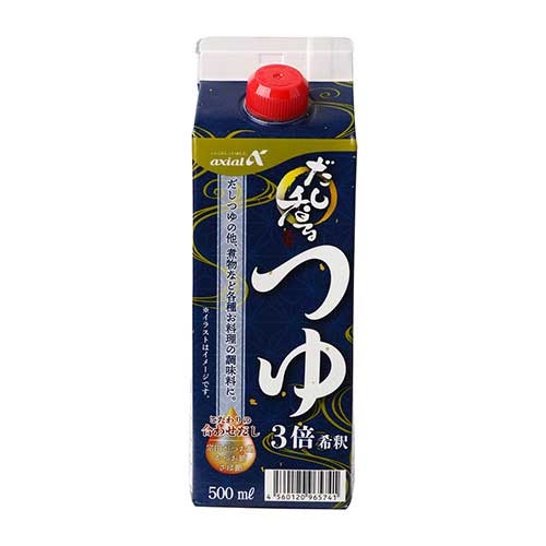 アクシアル　だし香るつゆ　５００ｍｌ
