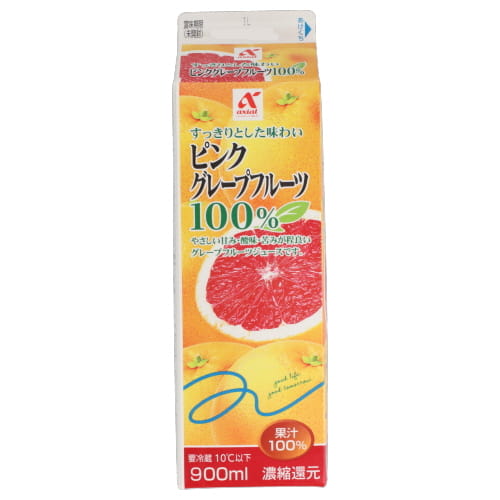 アクシアル　ピンクグレープフルーツ１００　９００ｍｌ