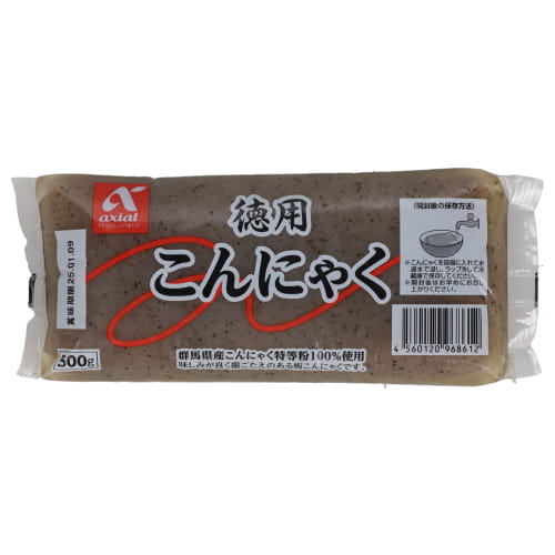 アクシアル　徳用こんにゃく黒　５００ｇ