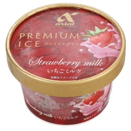 アクシアル　プレミアムアイスいちごミルク　９０ｍｌ