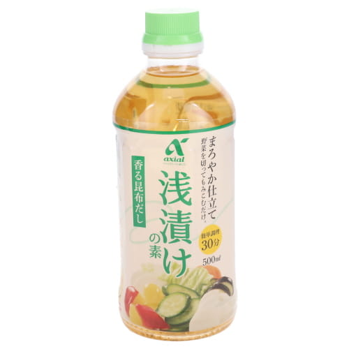 アクシアル　浅漬けの素　昆布　５００ｍｌ