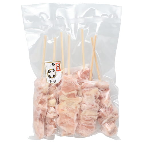 国産　鶏もも串（未加熱）　７本