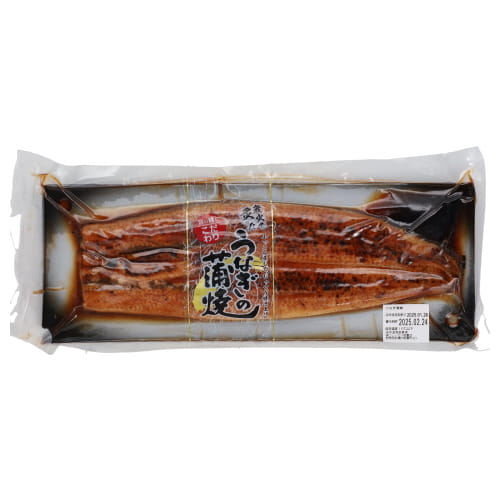 中国産　うなぎ蒲焼板付き1尾