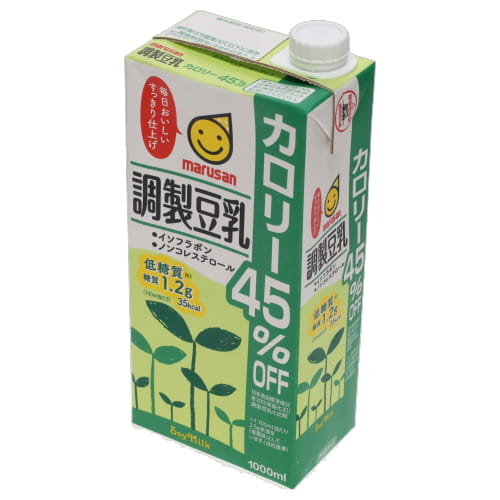 マルサン　調製豆乳カロリー４５％オフ　１０００ｍｌ