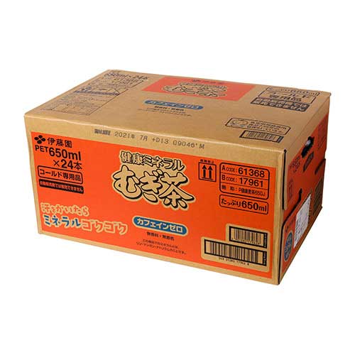 伊藤園　健康ミネラルむぎ茶　６５０ｍｌ×２４