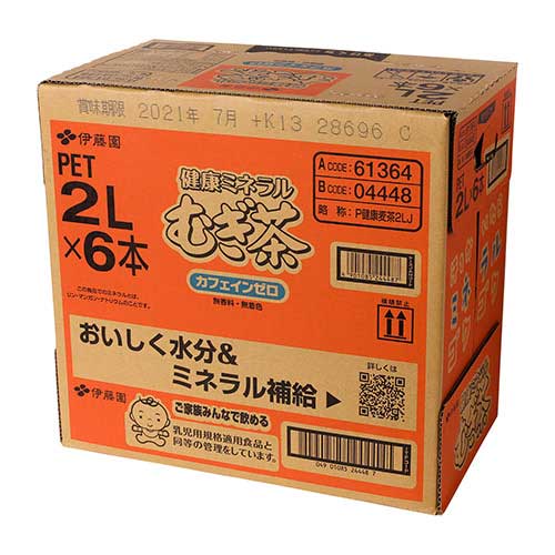 伊藤園　健康ミネラル麦茶　２Ｌ＊６