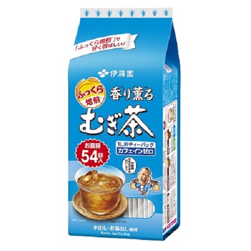 伊藤園　香り薫るむぎ茶ティ－バッグ５４袋