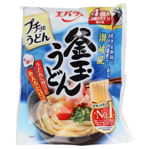 エバラ　プチッとうどん釜玉うどん　４個