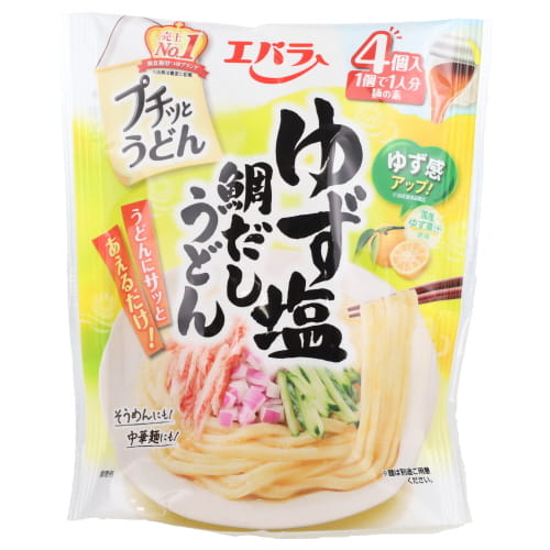 エバラ　プチッとうどんゆず塩鯛だし　２２ｇ＊４