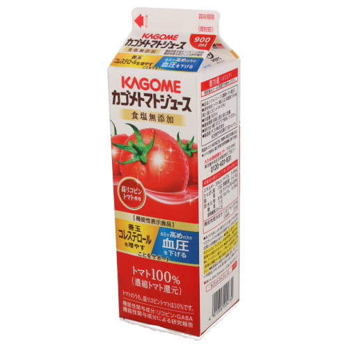 カゴメ　カゴメトマトジュース　食塩無添加　９００ｍ