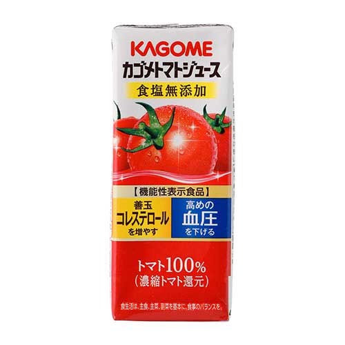 カゴメ　トマトジュース食塩無添加　２００ｍｌ