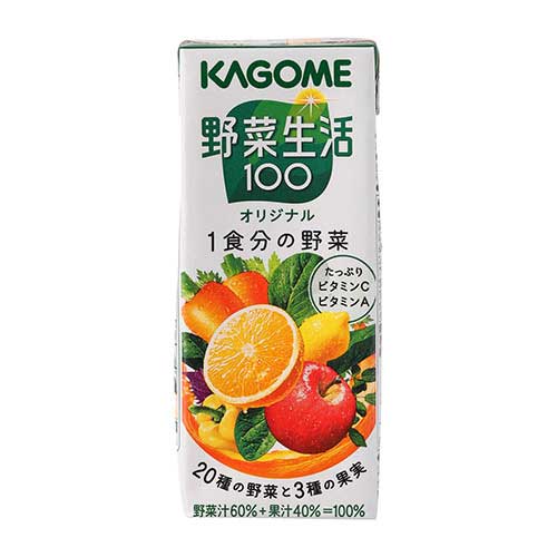 カゴメ　野菜生活１００オリジナル　２００ｍｌ