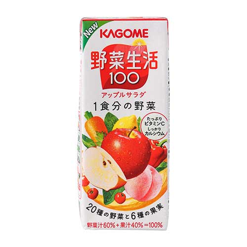 カゴメ　野菜生活アップルサラダ　２００ｍｌ