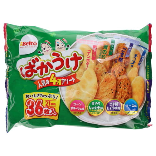 栗山　ばかうけアソート　３６枚