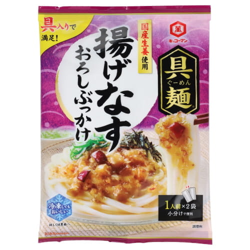 キッコーマン　具麺揚げなすおろしぶっかけ　７４ｇ