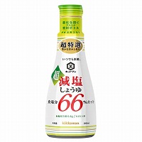 キッコーマン　超減塩しょうゆ６６％カット２００ｍｌ