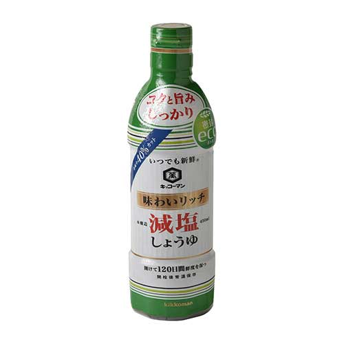 キッコーマン　味わいリッチ減塩しょうゆ　４５０ｍｌ