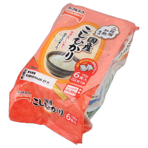 テーブルマーク　国産こしひかり　６食入