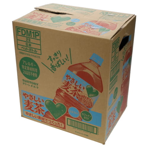 サントリー　ＧＲＥＥＮＤＡＫＡＲＡ麦茶　２Ｌ＊６