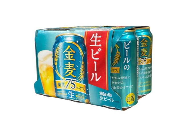 サントリー　金麦糖質オフ７５％生　３５０ｍｌ×６