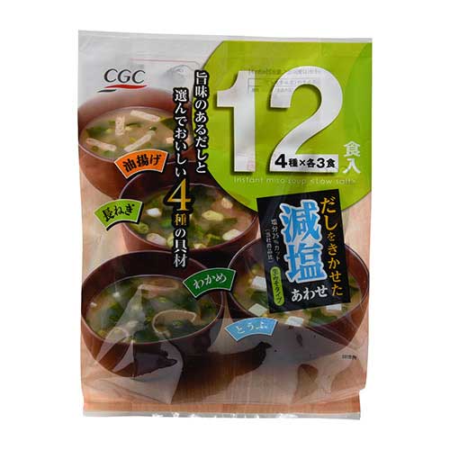 ＣＧＣ　減塩合わせみそ汁　１２食