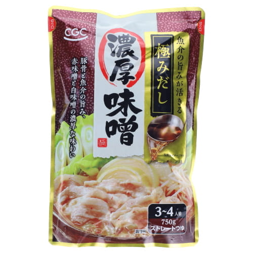 ＣＧＣ　極みだし鍋つゆ濃厚味噌　７５０ｇ