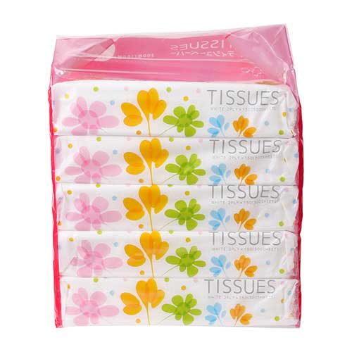 断然お得　ソフトパックティッシュ　１５０ｗ５Ｐ