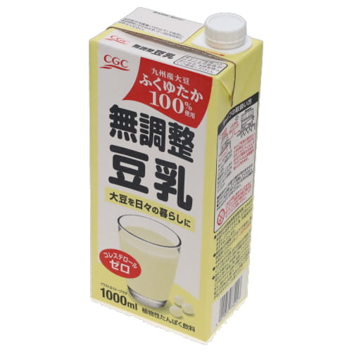 ＣＧＣ　無調整豆乳国産大豆使用　１０００ｍｌ