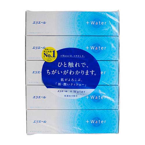 エリエール　＋Ｗａｔｅｒ　１８０Ｗ５Ｐ