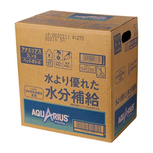 コカ・コーラ　アクエリアス　２Ｌ×６