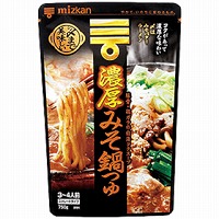 ミツカン　濃厚みそ鍋つゆストレート　７５０ｇ