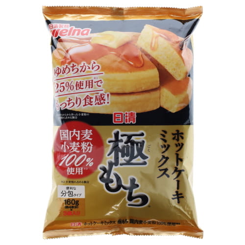 日清　ホットケーキミックス極もち　４８０ｇ