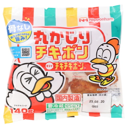 日本ハム　丸かじりチキボン 140g