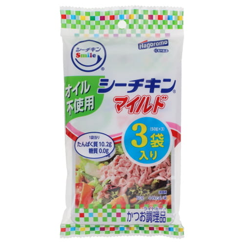 はごろも　Ｓｍｉｌｅオイル不使用マイルド ３袋入り