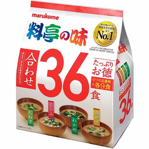 マルコメ　たっぷりお徳料亭の味　３６食