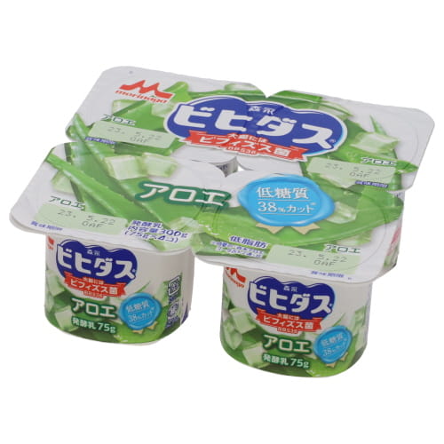 森永　ビヒダスアロエヨーグルト　４Ｐ