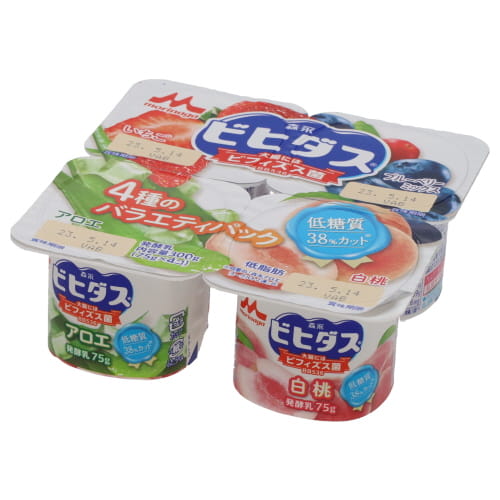 森永　ビヒダスヨーグルトバラエテイ　４Ｐ
