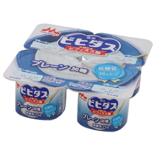森永　ビヒダスヨーグルトプレーン加糖　４Ｐ