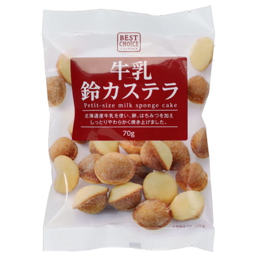 クリート　ＢＣ牛乳鈴カステラ　７０ｇ